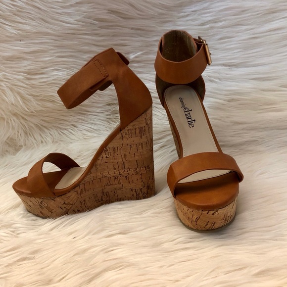 Charming Charlie Wedge Sandals - Picture 1 of 2
